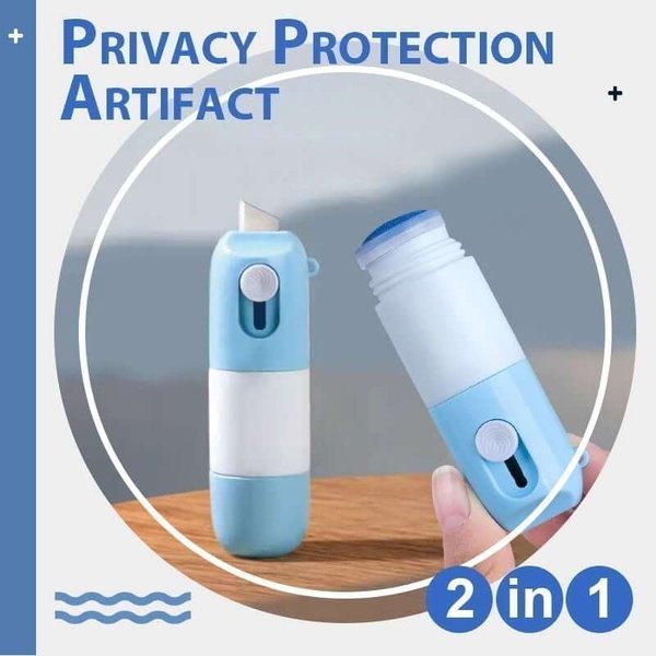 2 In 1 Thermal Paper Correction Fluid with Unboxing Knife