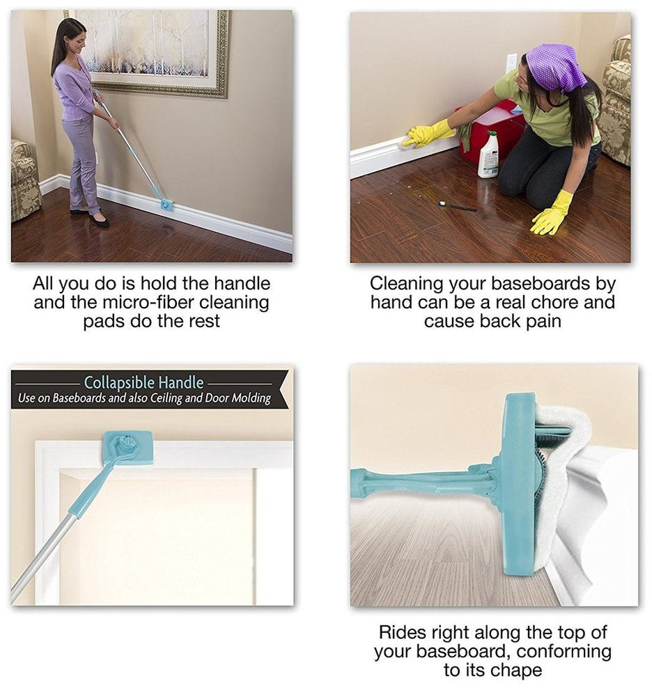 White Baseboard Multi-Use Clean