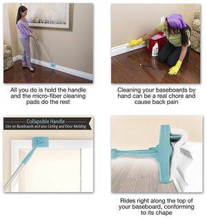 White Baseboard Multi-Use Clean