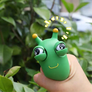 Funny Grass Worm Pinch Toy