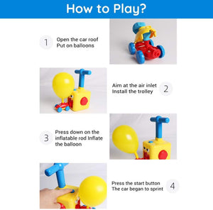 Balloon Racer Cars with Launcher