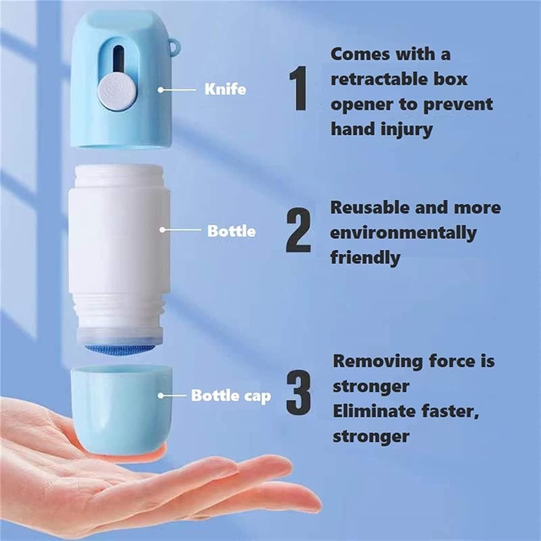 2 In 1 Thermal Paper Correction Fluid with Unboxing Knife
