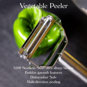 Multifunctional Stainless Steel Peeler