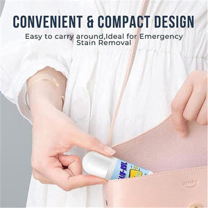 Portable clothes stain remover ball