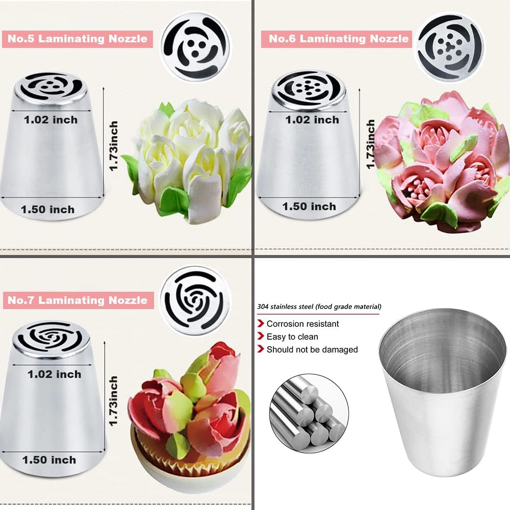 Flower Icing Piping Nozzles