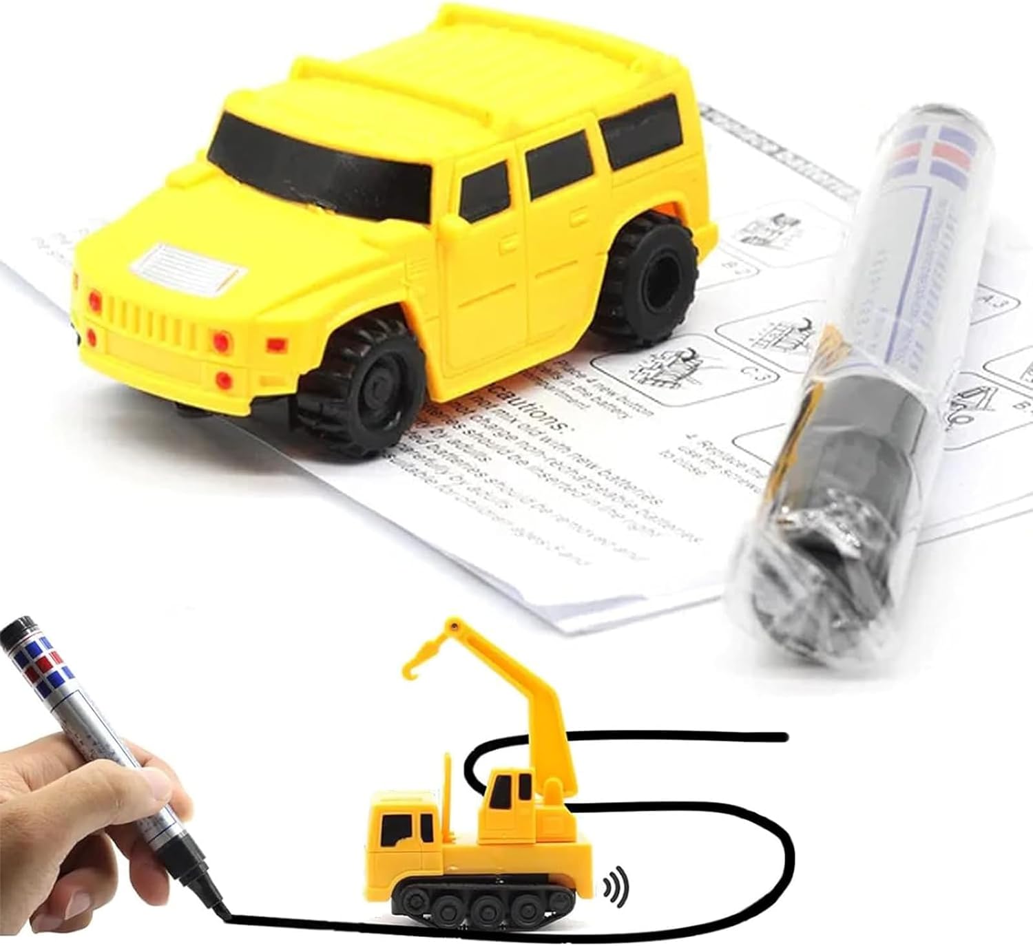 Trace racer inductive toy