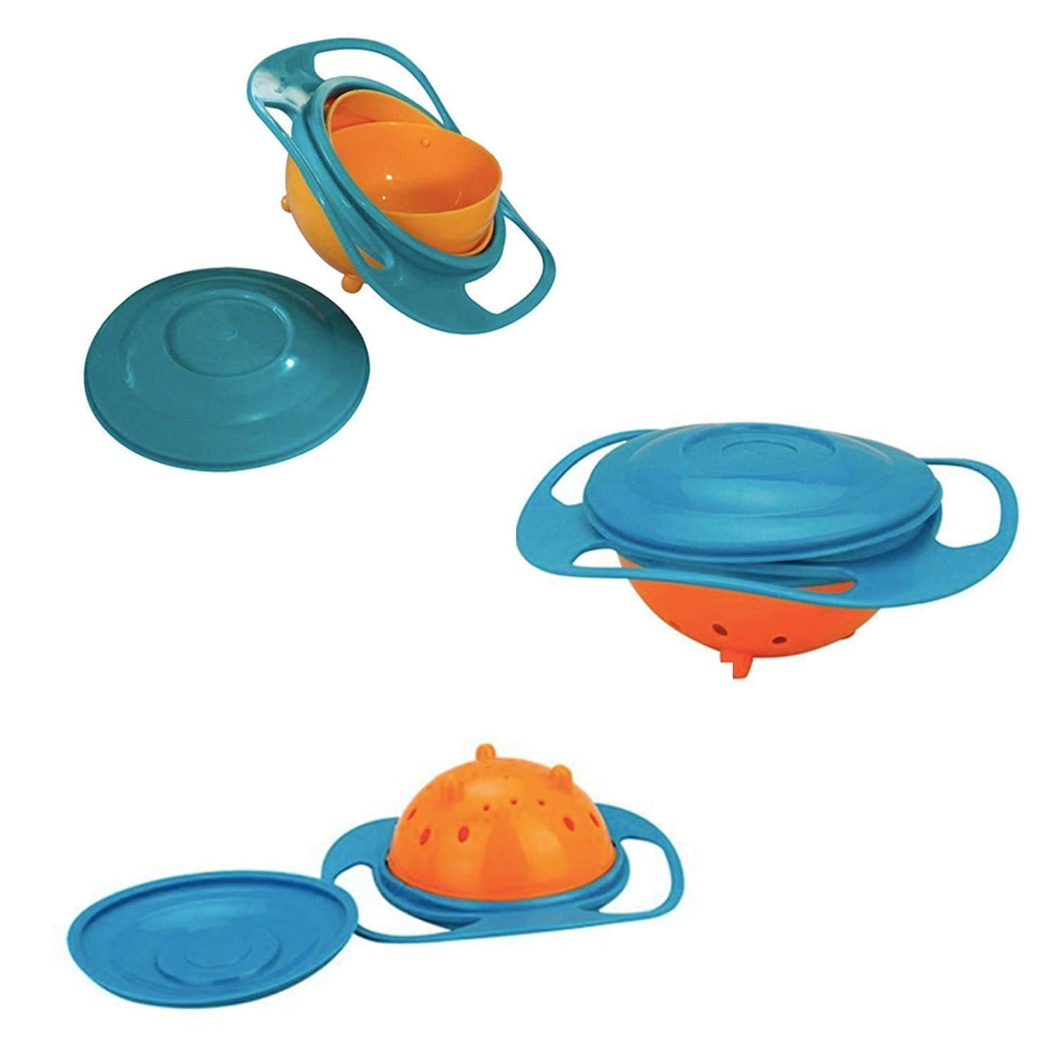 360 Rotate Spill & Kid Proof Bowl