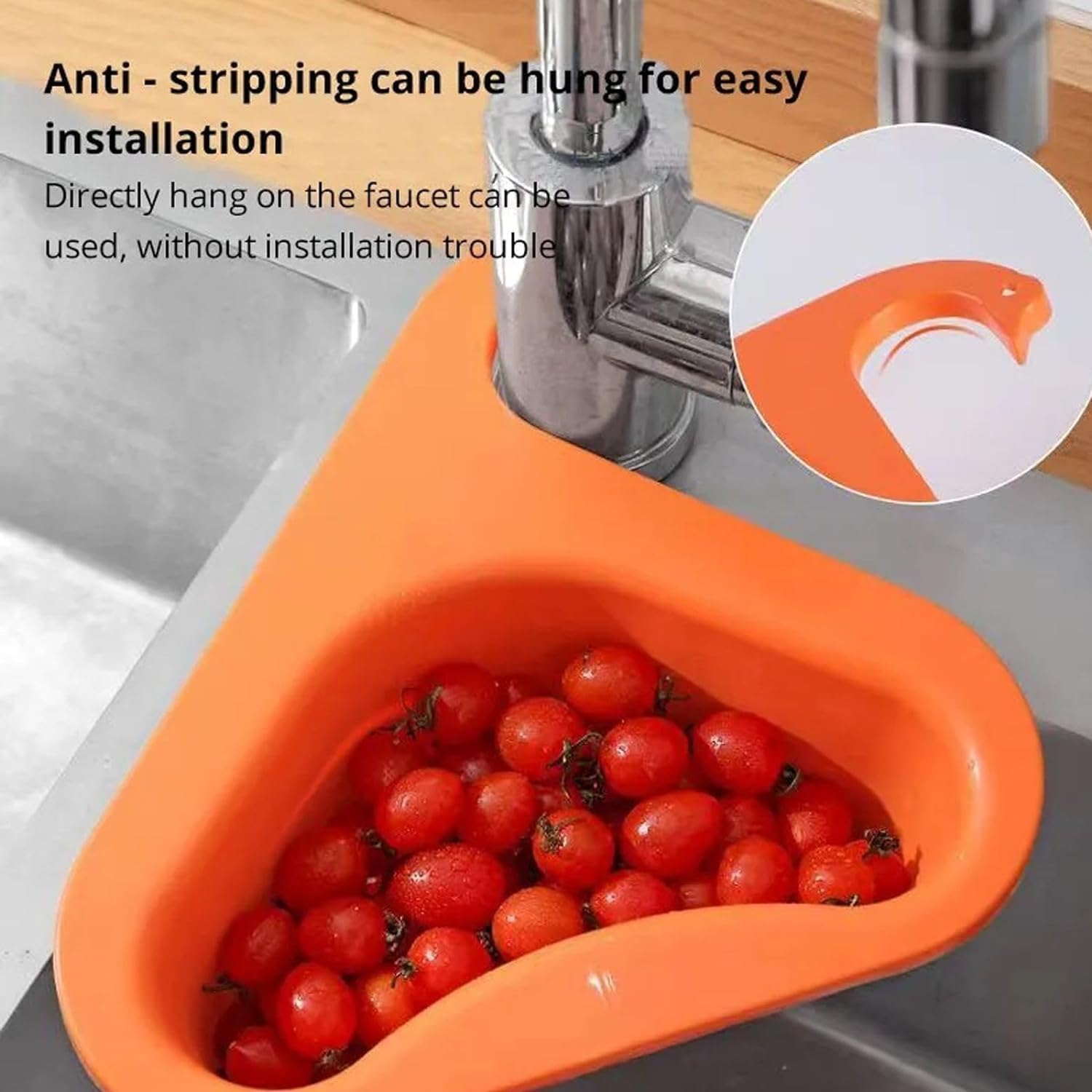 Kitchen sink drain basket