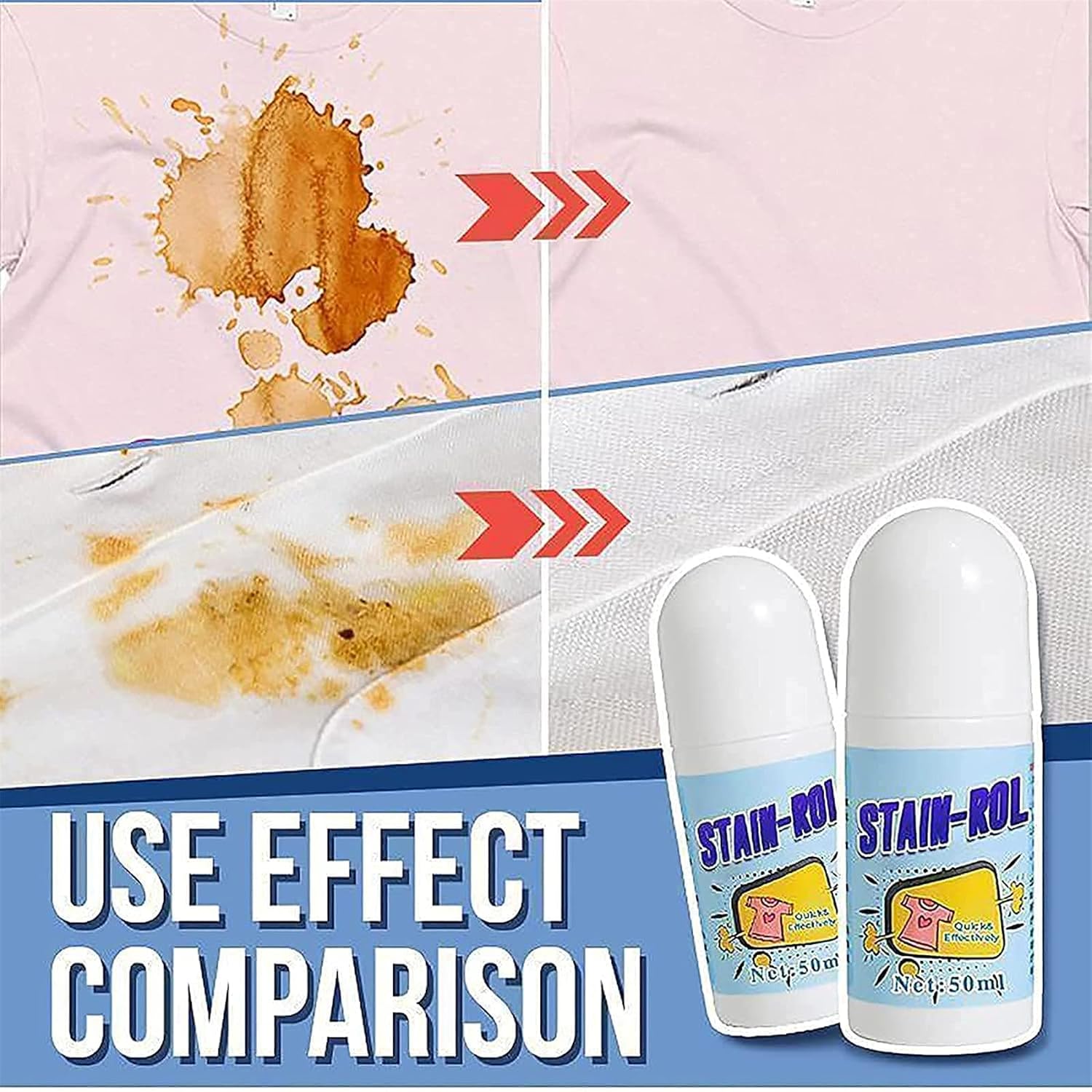 Portable clothes stain remover ball
