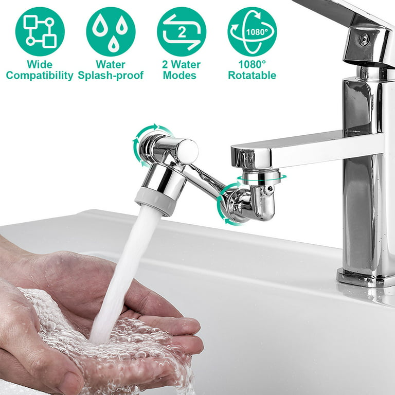 1080° rotatable splash filter faucet