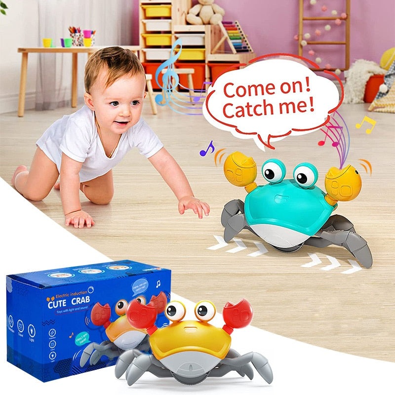 Cute Sensing Crawling Crab Baby Toys & Shoes