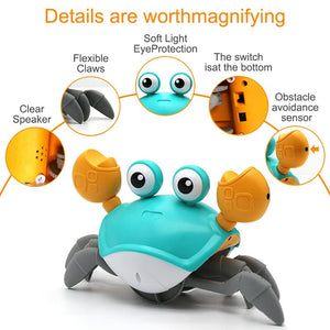 Cute Sensing Crawling Crab Baby Toys & Shoes