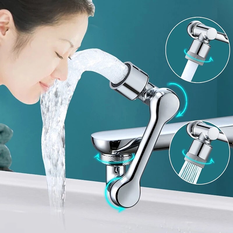 1080° rotatable splash filter faucet