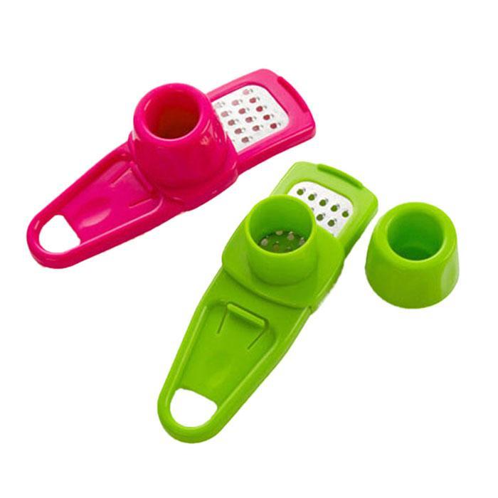 Multi-function Stainless Steel Pressing Garlic Slicer