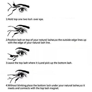 3D Magnetic False Eyelashes