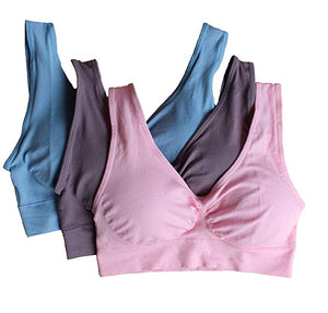Comfortable Wireless Bra (Set of 3)