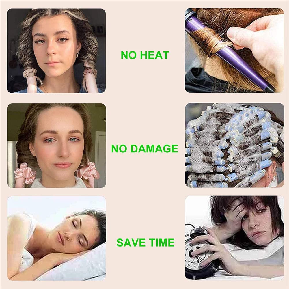 Heatless Hair Curlers