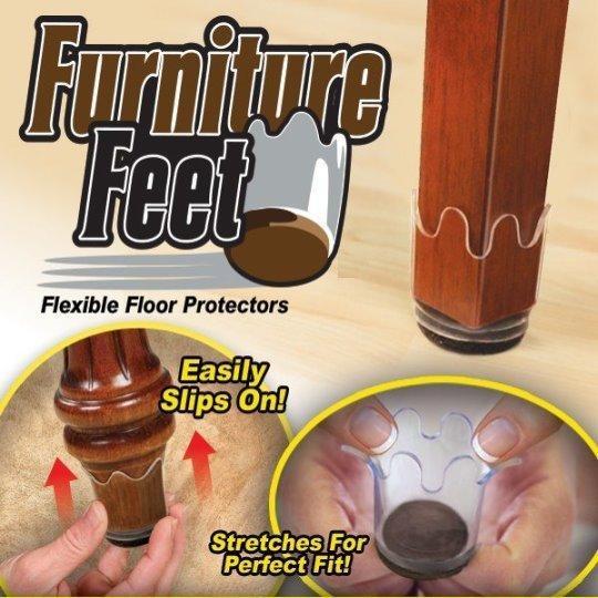 Furniture Feet Protector Pads - 8 PCs