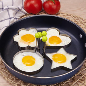 Stainless Steel Fried Egg Mold (4 pieces Set)