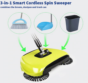 3-in-1 Smart Cordless Spin Sweeper