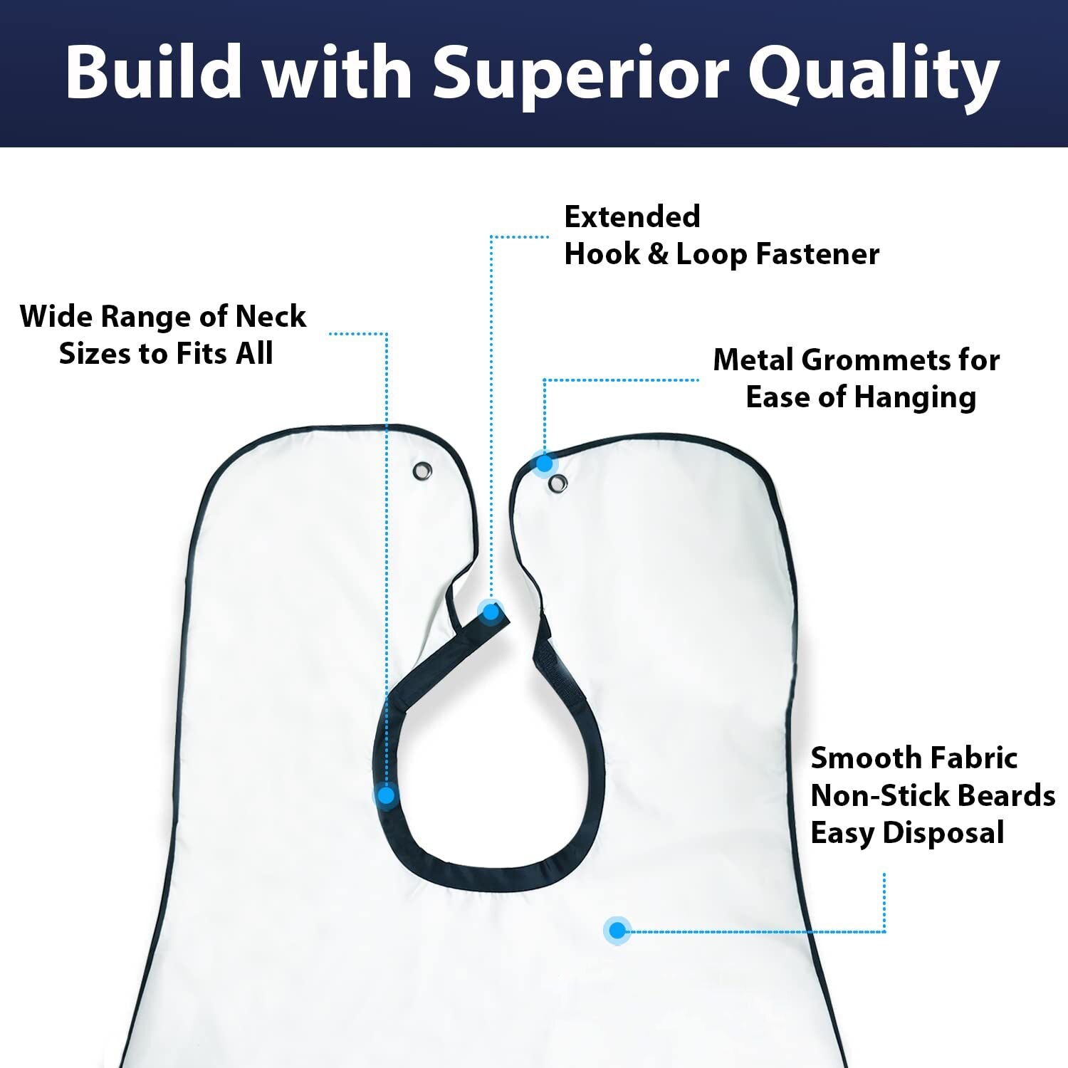 Beard Shaving Apron Hair Catcher