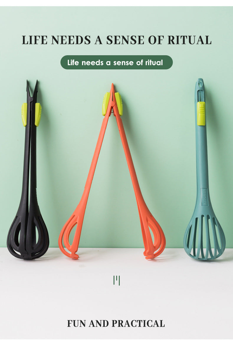 2 in 1 Food Clip & Egg Whisk