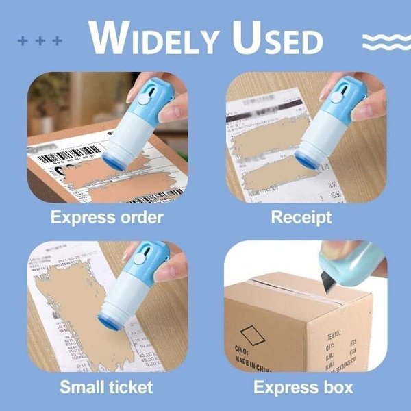 2 In 1 Thermal Paper Correction Fluid with Unboxing Knife