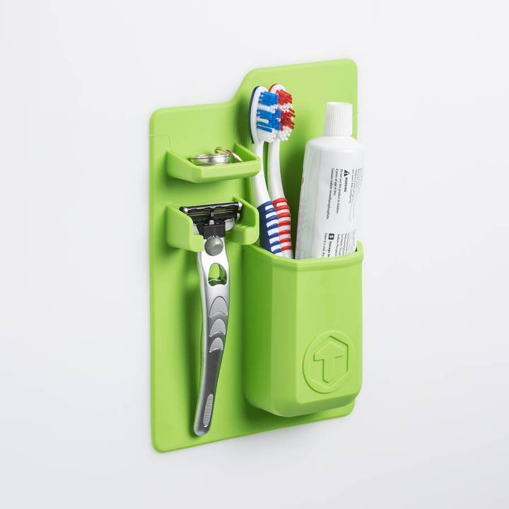 Toothbrush and Razor Sillicone Mirror Holder