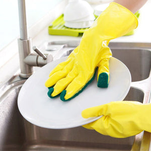 Sponge Dishwashing Gloves
