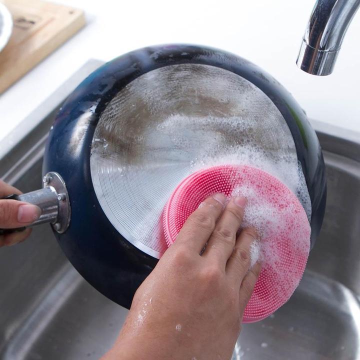 Silicone Dish Washing Sponge Antibacterial