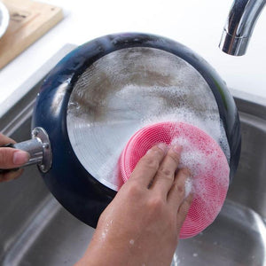Silicone Dish Washing Sponge Antibacterial