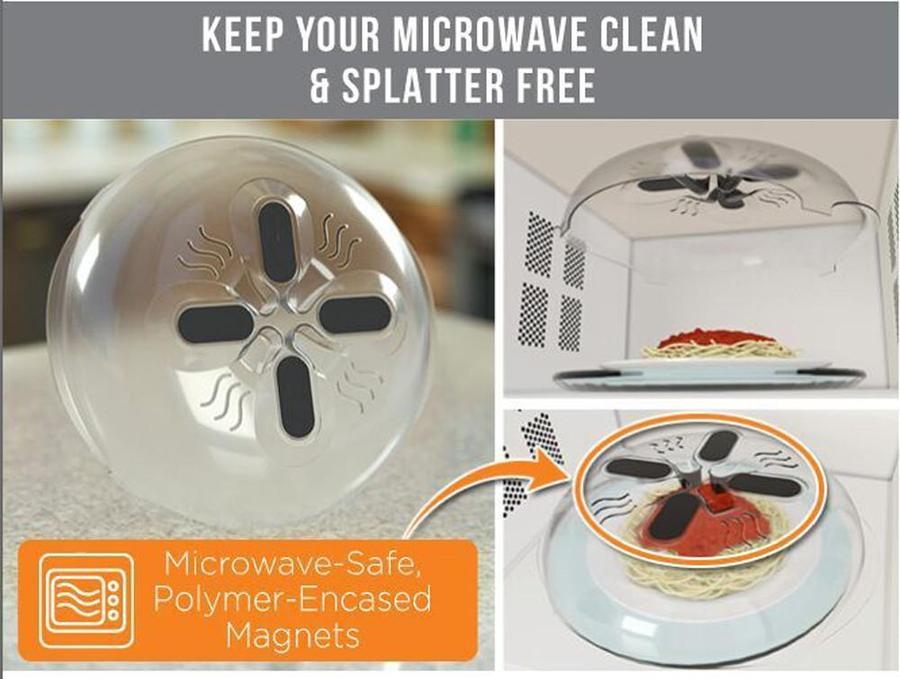 Hover Cover Microwave Lid