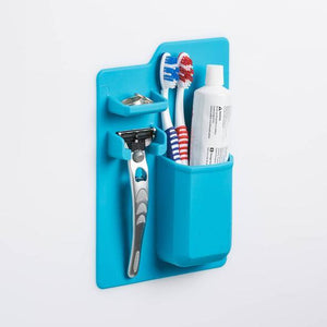 Toothbrush and Razor Sillicone Mirror Holder